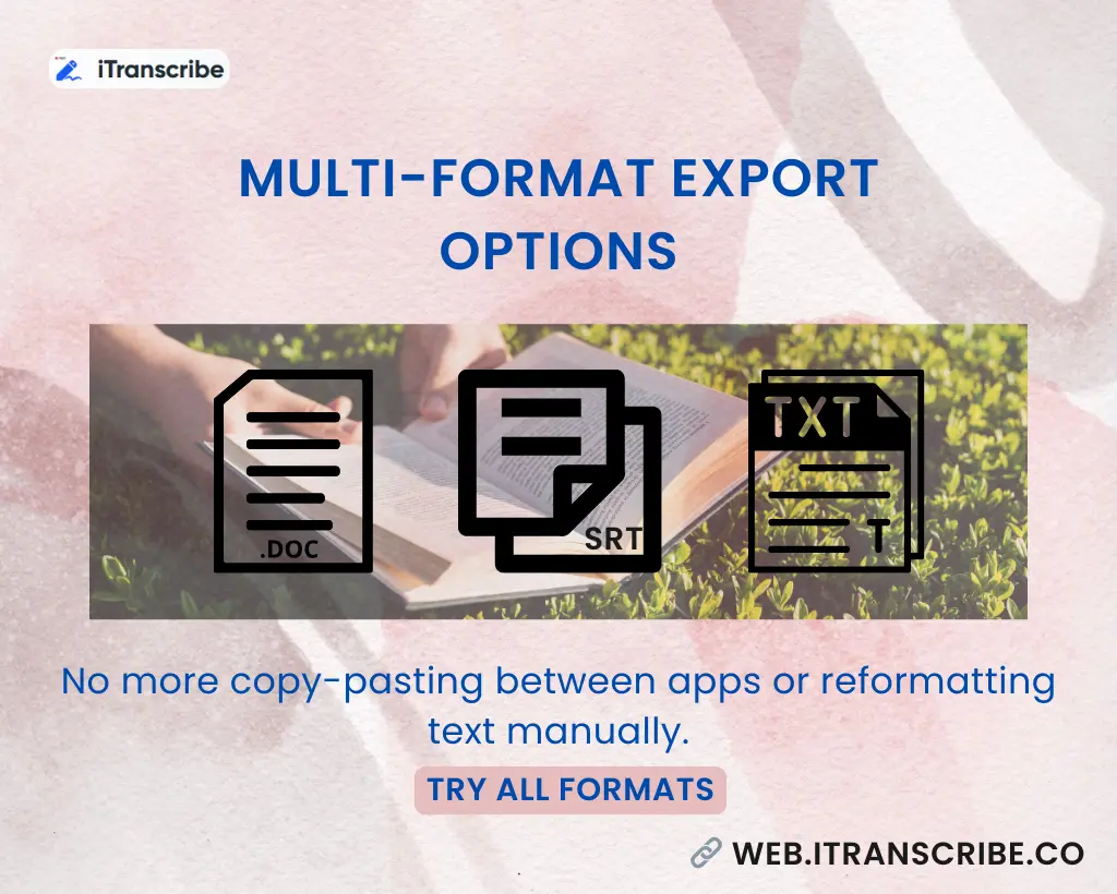 Multi-Format Export Options