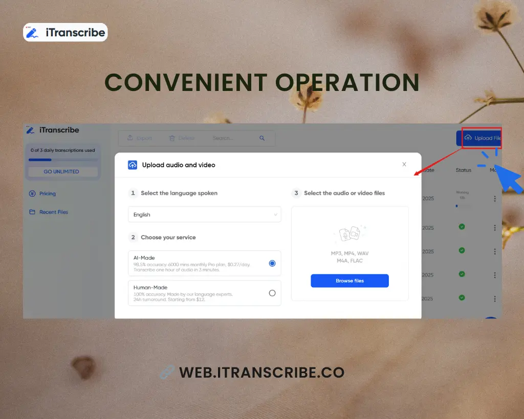 Convenient Operation