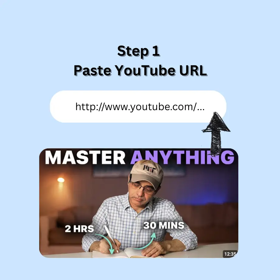 Paste YouTube URL